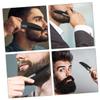 Folding Black Beard Comb with Mirror view 2