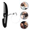 Folding Black Beard Comb with Mirror view 3