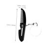 Folding Black Beard Comb with Mirror view 4
