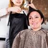 Gogogmee Adult Satin Leopard-Print Hairdressing Cape view 2