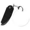 Small Folding Beard Comb with Mirror and Keychain for Men view 1