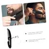 Small Folding Beard Comb with Mirror and Keychain for Men view 2
