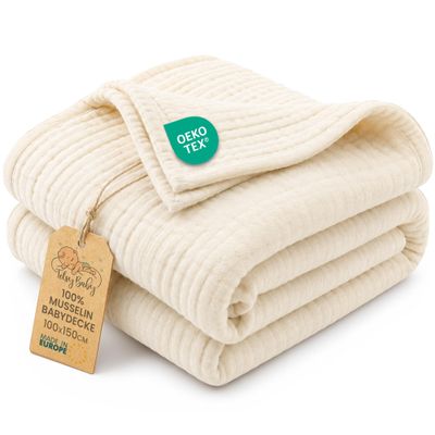 Lightweight Breathable Muslin Baby Summer Blanket
