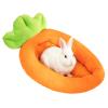 YRTUOP Plush Carrot Pet Bed for Cats, Warm Home Decor view 1