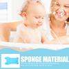 Abaodam Skin-Friendly Sponge Bath Mat, Non-Slip Bath Cushion for Newborns and Toddlers, Ergonomic Blue Bath Support view 2