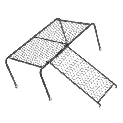 Rutin Chicken Platform with Ladder, Black Iron Frame