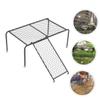 Rutin Chicken Platform with Ladder, Black Iron Frame view 2