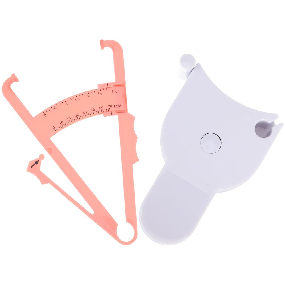 Body Fat Measuring Tool with Caliper and Waist Measurement Tape
