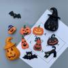 alloneslife Elastomer Baking Mold for Halloween, Pumpkins, Bats and Skulls, for Fondant view 2