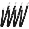 Adjustable Nylon Water Bucket Straps for Horses, 4-Pack, Black view 1