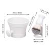 Wet Shaving Set for Men with Brush, Soap Bowl, and Beard Hair Holder view 4