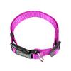 Adjustable Red Nylon Dog Collar for Small and Medium Dogs view 3