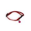 Adjustable Red Nylon Dog Collar for Small and Medium Dogs view 4