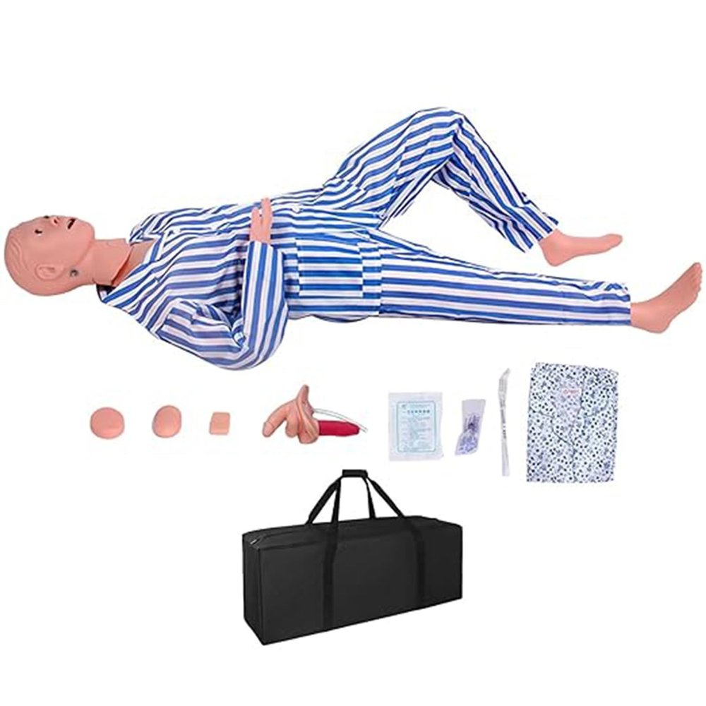 Full-Body Female Nursing Training Mannequin with Patient Gown
