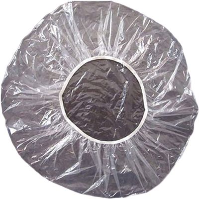 20 Clear Elastic Shower Caps for Women