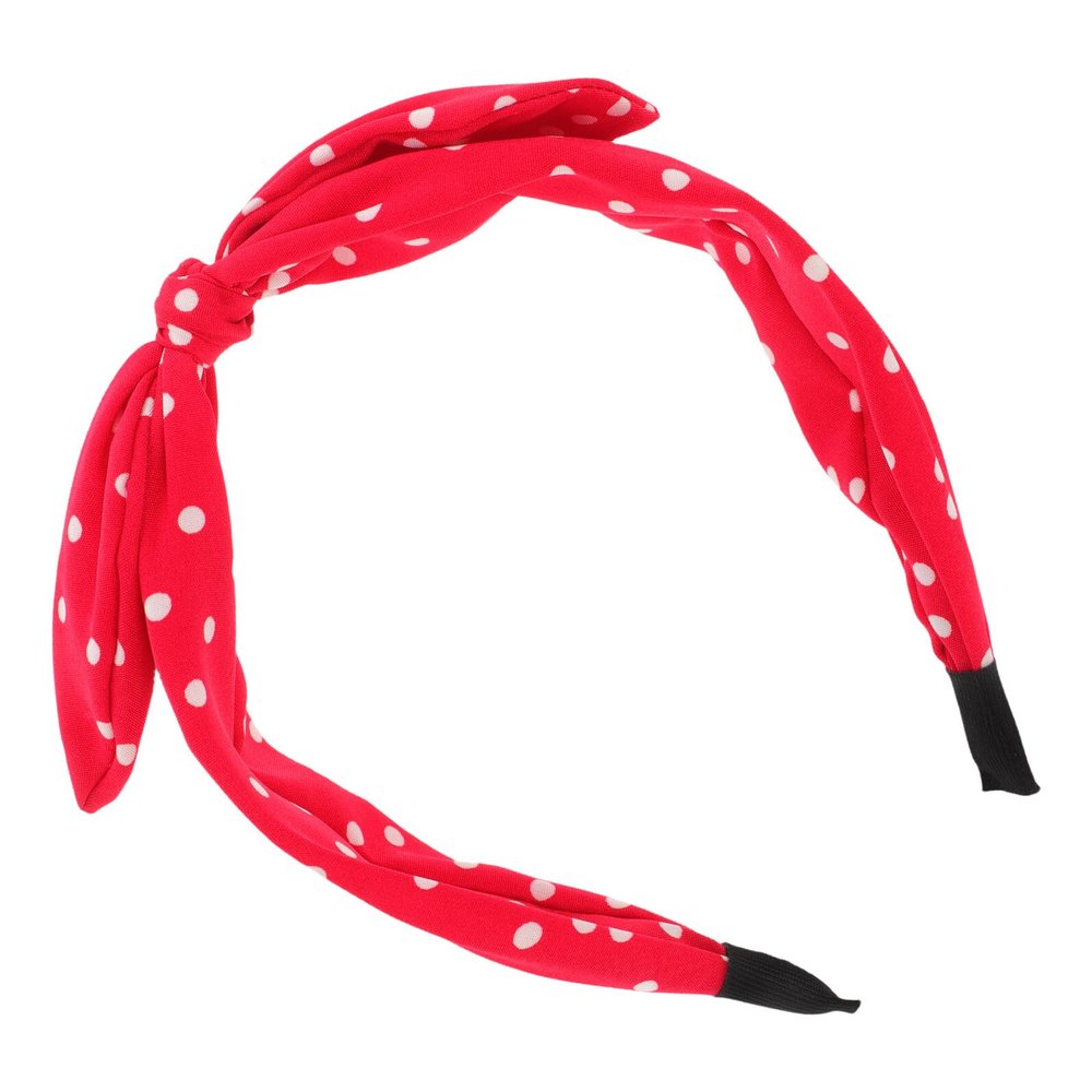 Gogogmee Wide Red Headband for Women with Large Bow