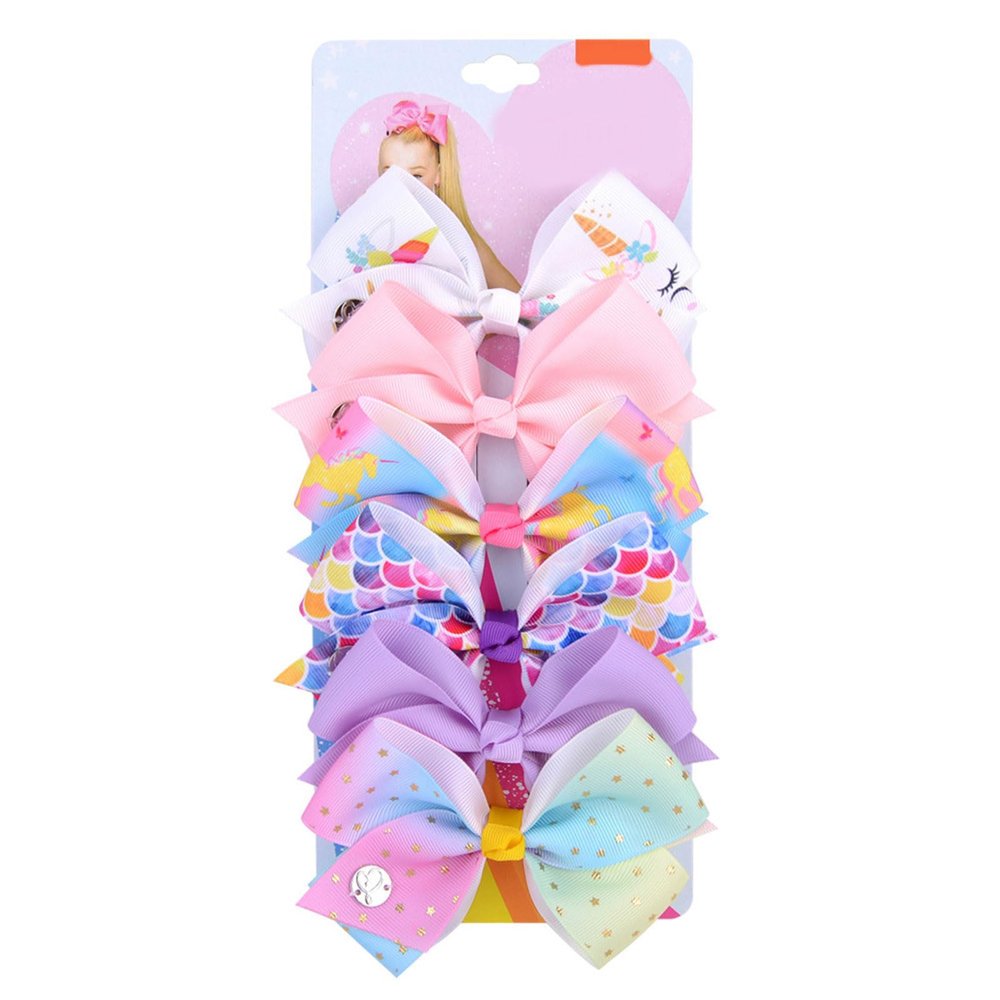6-Piece Baby Hair Clip Set, Soft, Gentle, Non-Slip Hair Accessories for Infants, Toddlers, Girls and Boys