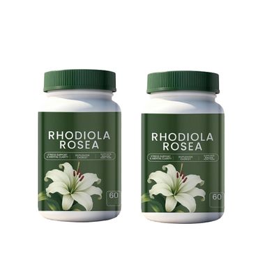 Rhodiola Rosea Extract Supports Mood, Suitable for Men and Women, 2 pcs