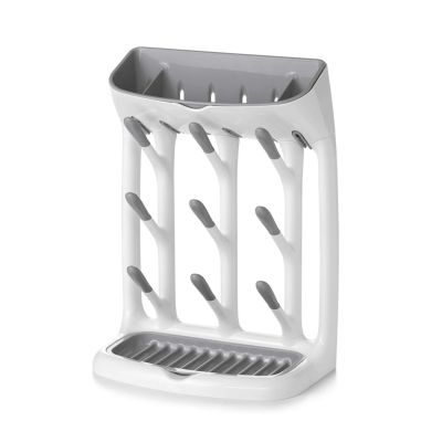 LANMOU Baby Bottle Drying Rack, Vertical Bottle Dryer with Drip Tray
