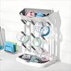 LANMOU Baby Bottle Drying Rack, Vertical Bottle Dryer with Drip Tray view 3