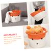 Woven Cotton Storage Basket with Cartoon Fox, 1 Pc. view 3