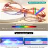 KOOSUFA Women's Round Blue-Light-Blocking Reading Glasses, Gradient Frames, Spring Hinges, 4-Color Set, +3.0 view 4