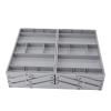 RIZGHWOY Foldable, Expandable Makeup Organizer Tray with Double Drawers, 3-Tier view 1