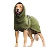 Cute Winter Pet Clothing for Dogs, Thick Warm Outfit (Green, XXL) view 2