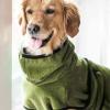 Cute Winter Pet Clothing for Dogs, Thick Warm Outfit (Green, XXL) view 3