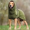 Cute Winter Pet Clothing for Dogs, Thick Warm Outfit (Green, XXL) view 4