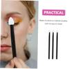Hohopeti 3-Piece Silicone Eyeshadow Brush Set with Aluminum Handles view 4