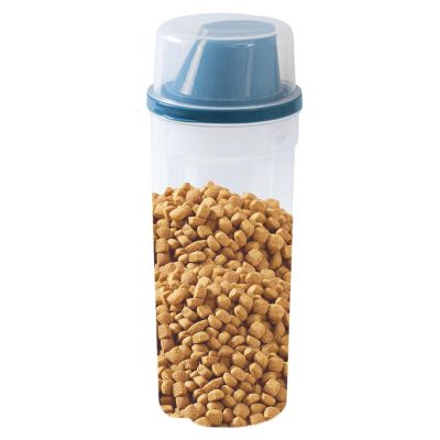 Ahuuen Dog Treat Container, 1.5 L Food Dispenser and Storage Container