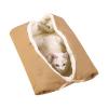 Byzieir Flat Cat Bed - 2 in 1 Washable Closed Nest view 1