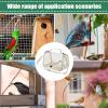 Bird Travel Cage, Lightweight Backpack Carrier for Budgerigars and Cockatiels view 4