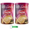 Crastan Ginseng & Instant Coffee, Unsweetened Instant Drink, 2 x 200 g (25 Cups) + Free Beni Culinari Keychain view 1