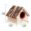 JFGCTYHXY Wooden Bird Cage and Hanging Hummingbird Nest view 2