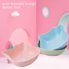 LIXSAZSE ABS Pet Food Bowl, Cute, Washable, Animal-Shaped, Pink view 4