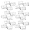 90 Refillable Heart-Shaped Plastic Cosmetic Jars view 1