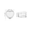 90 Refillable Heart-Shaped Plastic Cosmetic Jars view 2