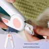 Dog Nail Clippers with LED Light and Built-In File view 2