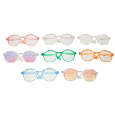 ibasenice 8-Piece Retro Pet Sunglasses for Small Dogs, Cats & Rabbits