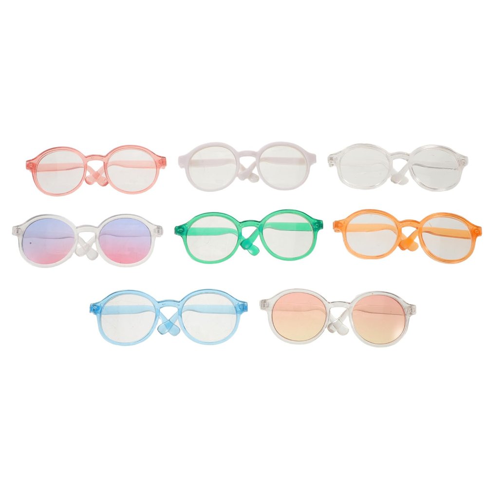 ibasenice 8-Piece Retro Pet Sunglasses for Small Dogs, Cats & Rabbits