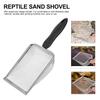 Stainless Steel Reptile Sand Scoop with Ergonomic Handle view 2