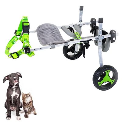 Dog Wheelchair, Adjustable Leg and Hip Support for Dogs with Limited Mobility (Size S)