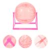 GARVALON Plastic Hamster Wheel for Small Pets, Quiet Operation, Unique Design, Random Color view 3