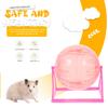 GARVALON Plastic Hamster Wheel for Small Pets, Quiet Operation, Unique Design, Random Color view 4