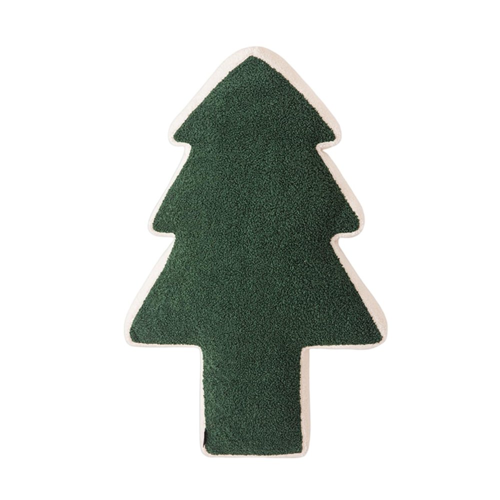 Christmas Tree Decorative Pillow for Kids, 75 x 50 cm, Green