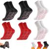 Vitalkompass Self-Heating Tourmaline Compression Massage Socks, Unisex, 6 Pairs view 1