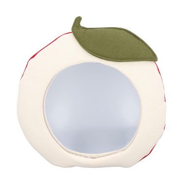 Riuulity Baby Safety Mirror, Child-Friendly Apple Design, Clear Images, Easy Installation, Acrylic, 27 x 26 cm