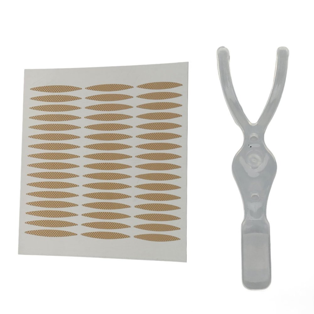 Cryfokt Breathable Anti-Allergy Double Eyelid Stickers, Matte Texture, Skin-Tone, 72 Pairs